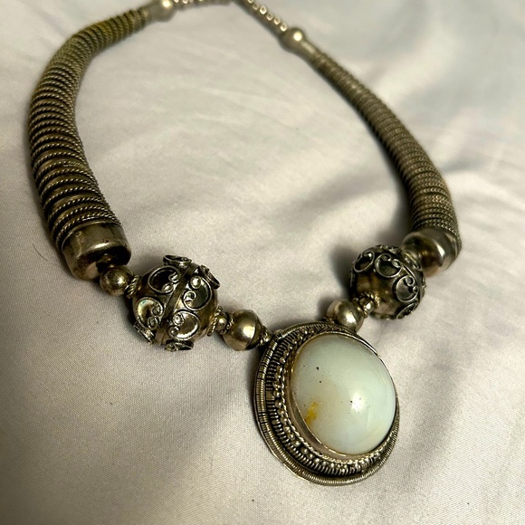Vintage silver choker - Picture 1 of 7